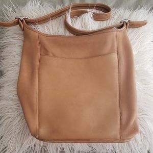 Vintage camel Coach bag